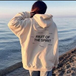Elevated Faith Cream Fruit of the Spirit hoodie #fruitofthespirit #hoodie